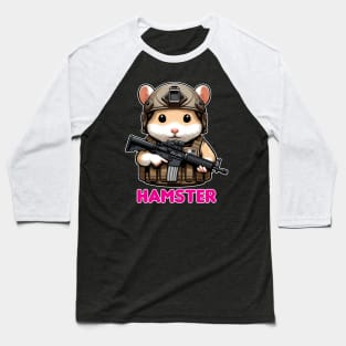 Tactical Hamster Baseball T-Shirt